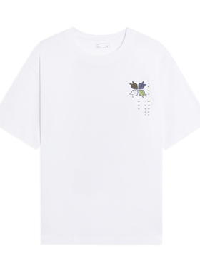 Lining/李宁正品夏季男女运动潮流系列宽松透气短袖T恤ATSS597