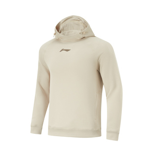 李宁正品 CBA专业篮球系列男子保暖舒适干爽透气连帽卫衣AWDU521