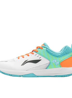 李宁正品轻羽系列男女同款轻便透气耐磨低帮羽毛球鞋AYTS034-1