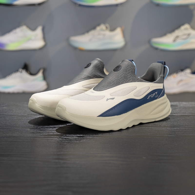 李宁正品男子时尚一脚蹬休闲鞋