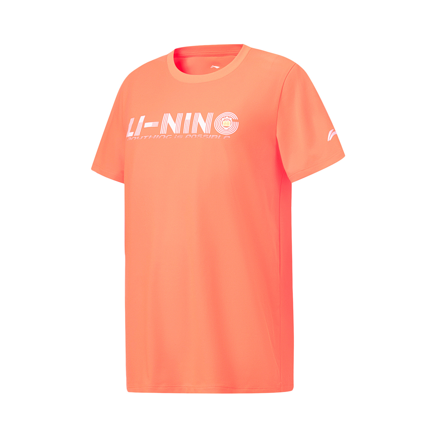 Lining/李宁正品夏季儿童训练系列圆领透气舒适短袖T恤YTST091-9