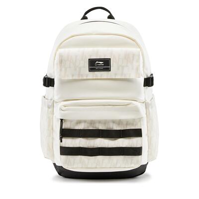 李宁正品运动生活系列男女防泼水运动大容量时尚双肩包ABSV327