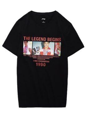 李宁夏季走秀Li's Photo Tee男子休闲短袖T恤AHSN867