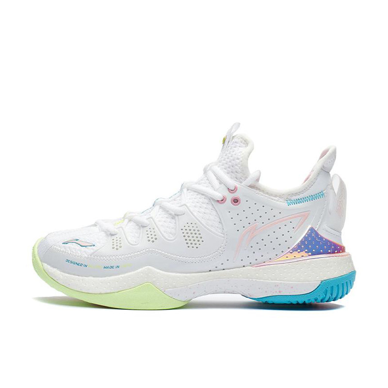 李宁正品战戟女子缓震耐磨透气运动休闲系带羽毛球鞋AYAR024-1