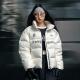 李宁正品 运动时尚 系列男女防泼水宽松立领户外休闲羽绒服AYMV439