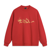 Lining 针织宽松套头卫衣AWDU813 传人男女同款 李宁正品 CF溯龙