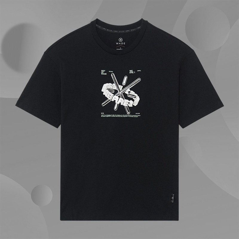 Lining/李宁正品韦德 x Glare艺术家联名系列男子短袖T恤AHSS645,运动服/休闲服装,运动T恤,淘宝优惠券,粉丝福利购,淘宝优惠卷