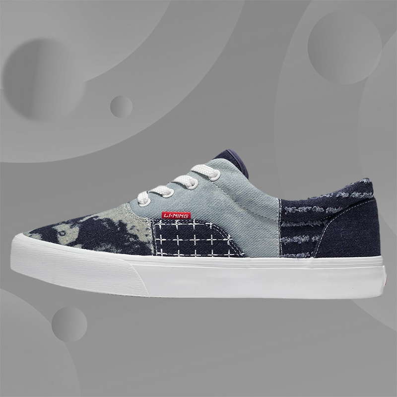 正品李宁 新款22春季男 子低帮经典 休闲运动板鞋AGCS173-1