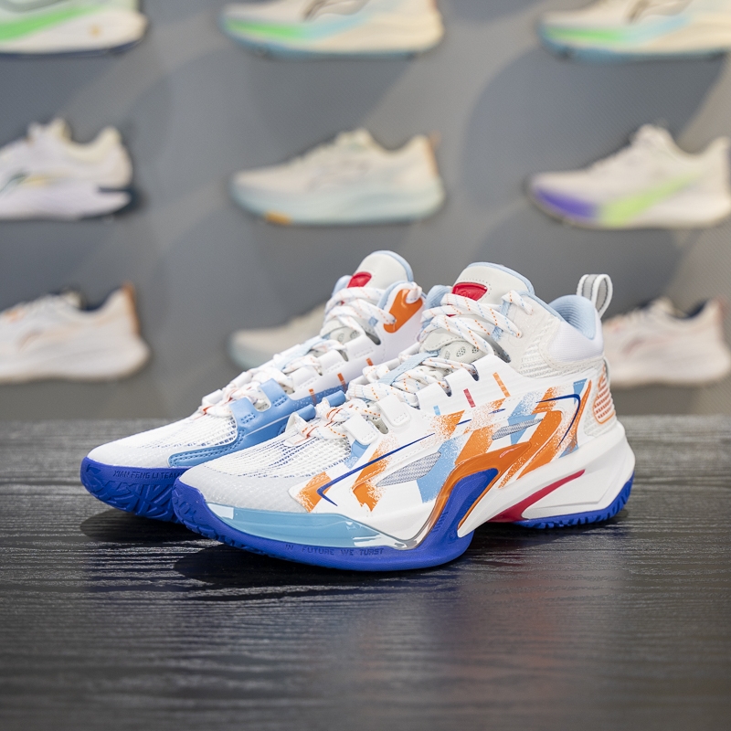 李宁正品男大童舒适百搭篮球鞋