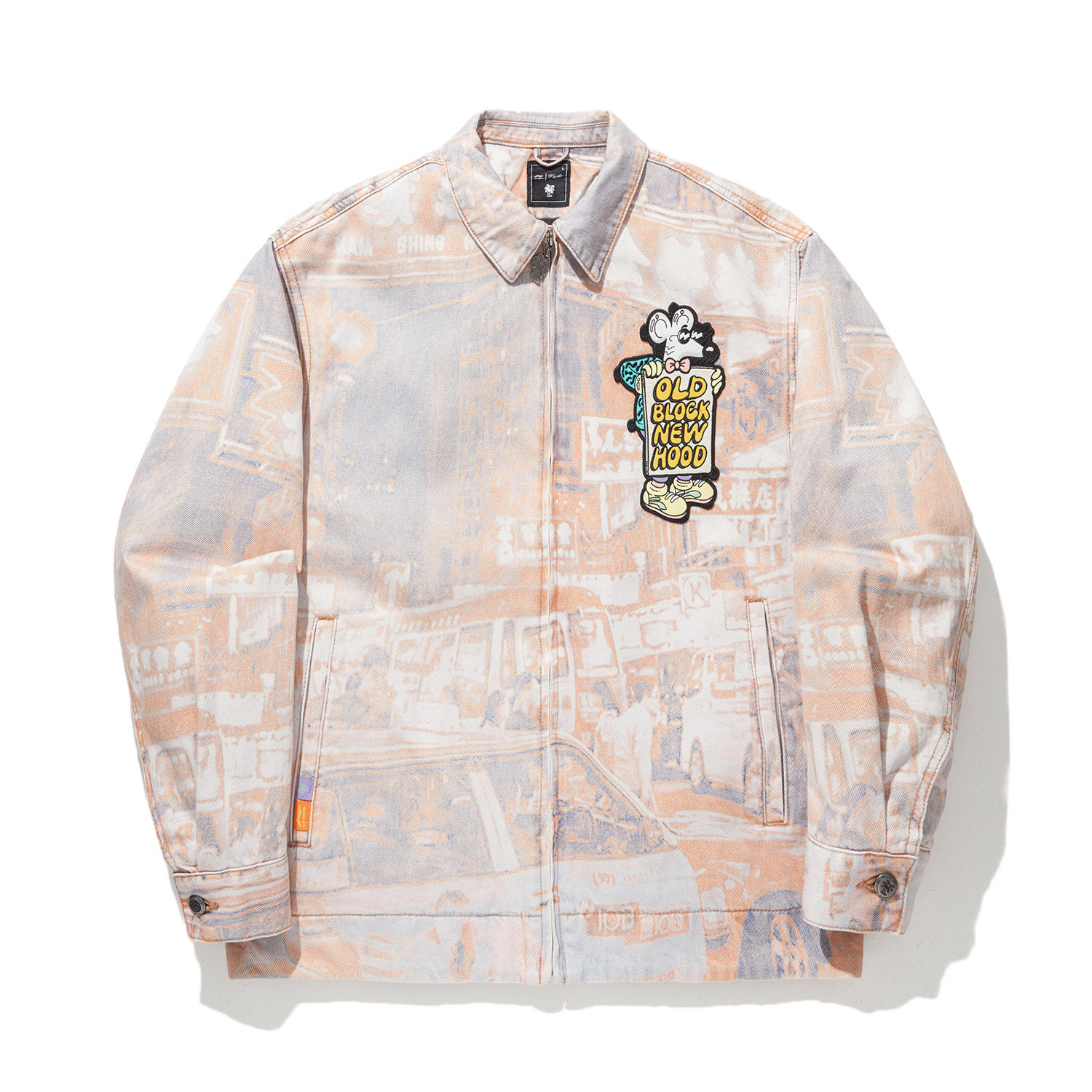 Lining/李宁正品冬季男子滑板系列运动休闲宽松潮流棉服ASMT003