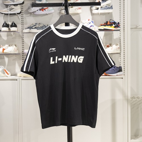 李宁男女美式复古透气短袖