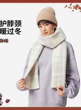 李宁正品中国文化系列故宫联名男女时尚保暖户外休闲围巾AWJV019