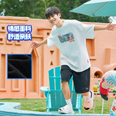 英雄联盟泳池派对联名系列男子宽松运动短卫裤 李宁正品 AKSU857