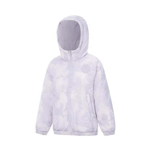 李宁正品冬季新款男女大童时尚潮流运动休闲连帽羽绒服YYMV111