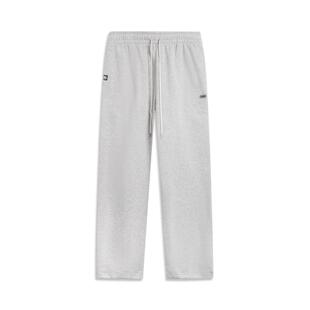 李宁正品 AKLV781 反伍BADFIVE男子户外休闲加绒保暖针织直筒长裤