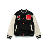 Lining 日进斗金男子宽松保暖运动棉夹克棒球服AJMT003 李宁正品