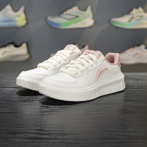 李宁正品女子经典休闲低帮板鞋