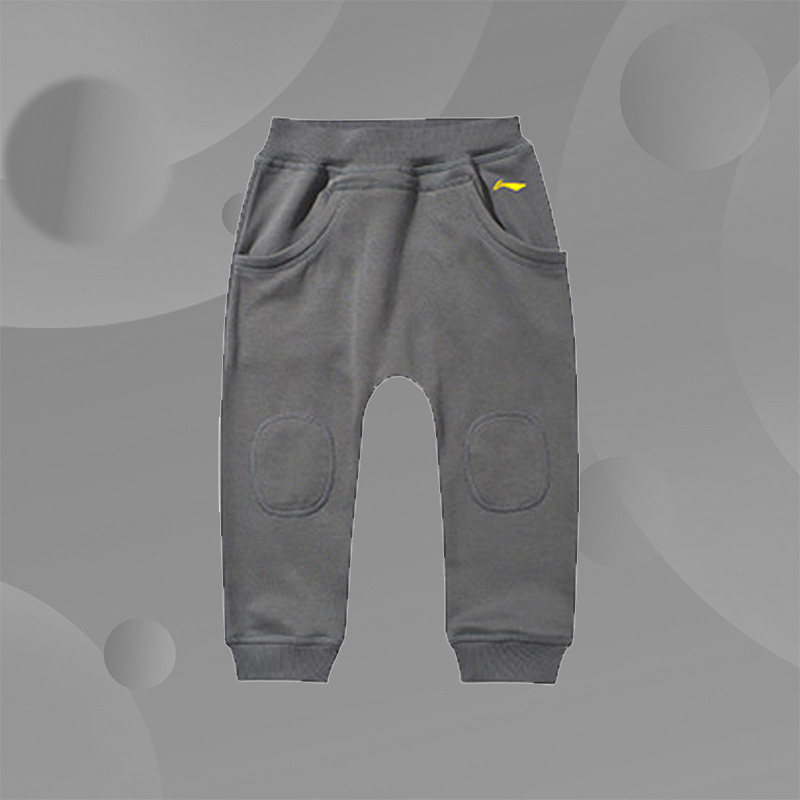 李宁童装婴幼儿裤子男女宝宝运动卫裤休闲百搭长裤 影灰色YKLQ075,童装/婴儿装/亲子装,裤子,淘宝优惠券,粉丝福利购,淘宝优惠卷