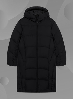 Lining/李宁正品运动时尚系列女子宽松保暖连帽鸭绒羽绒服AYMS404