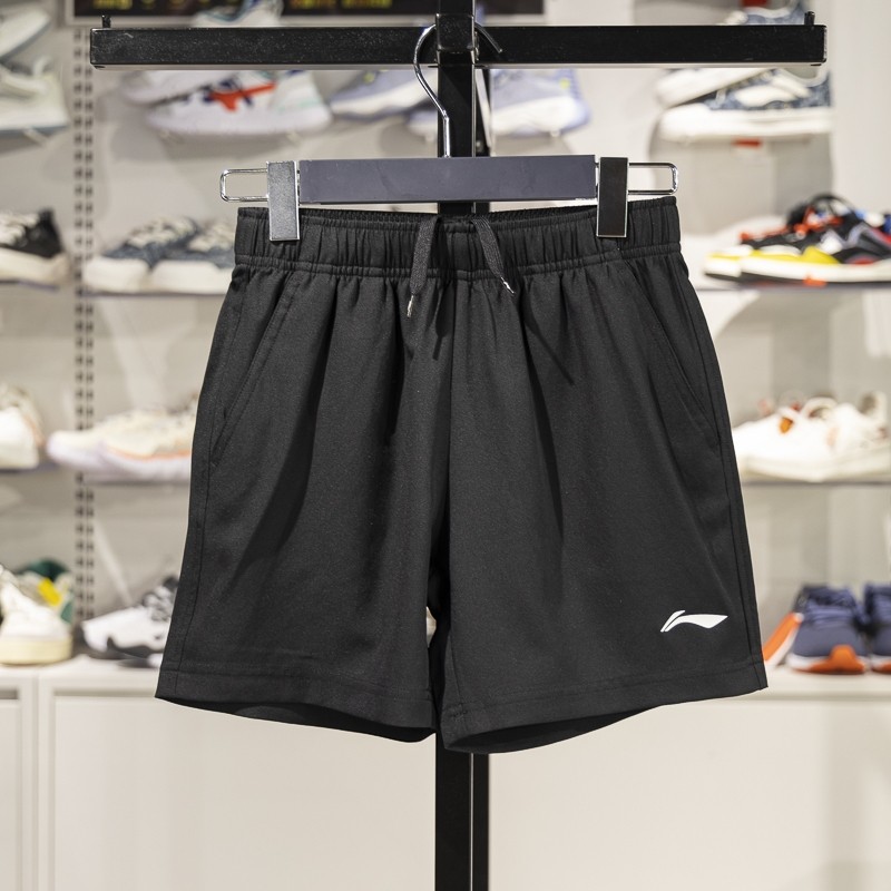 李宁正品2025夏季男大童简约运动系带透气休闲运动短裤YKSV103-1,童装/婴儿装/亲子装,裤子,淘宝优惠券,粉丝福利购,淘宝优惠卷