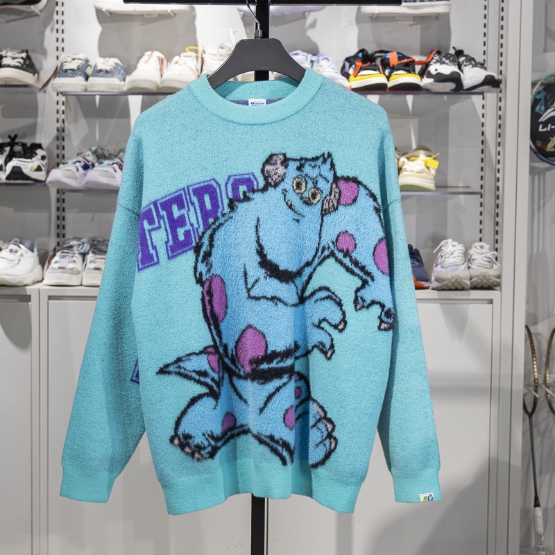 李宁正品男子加绒保暖套头编织衫