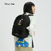 李宁联名系列双肩包男包女包背包学生书包运动包ABSR106