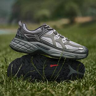 李宁正品CF溯林影男女同款减震回弹稳定支撑户外徒步鞋AHTV033