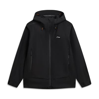 李宁正品CF溯男女同款防泼水运动休闲梭织连帽夹克外套AEMV023