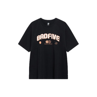 T恤AHST389 李宁正品 反伍BADFIVE男子宽松休闲运动训练圆领短袖