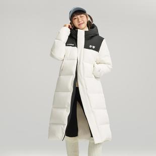 防泼水防风抗静电宽松长羽绒服AYMV437 男女同款 李宁正品 2025新款