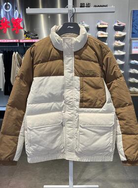 Lining/李宁正品运动潮流系列男子宽松立领保暖羽绒服 AYMS061