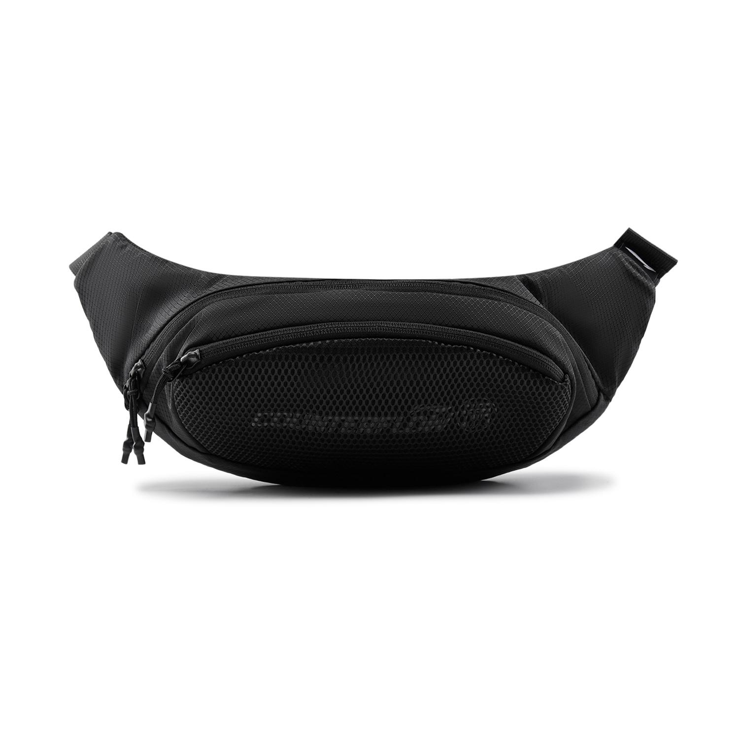 李宁正品2025新款男女简约休闲百搭便携拉链户外运动腰包ABLV087