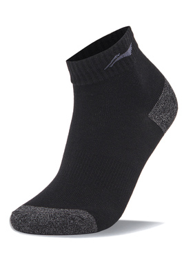 Lining/李宁正品夏季男女拼色百搭舒适透气运动短袜3双装AWST141