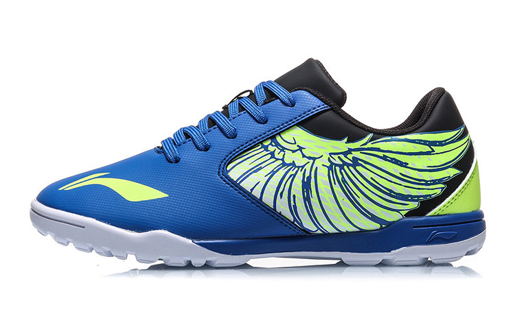 李宁童鞋足球鞋男童7-12岁大童圆头鞋子低帮运动鞋YKGQ002