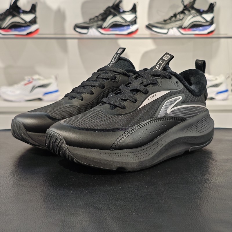 李宁正品新款SOFT ELEMENT男子活力百搭软弹运动休闲鞋AGLT179-7
