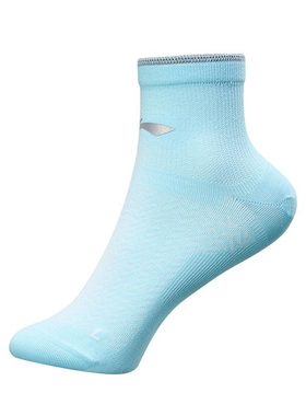 李宁正品2025新款男女同款轻薄跑步健身运动袜一双装AWST099-7