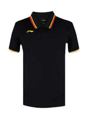 李宁运动T恤男短袖翻领t恤正品2026夏款休闲半袖APLN151