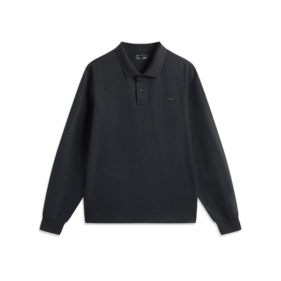 李宁正品男士翻领长袖POLO衫