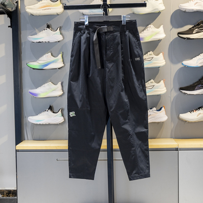 李宁正品LNG系列男子时尚潮流宽松透气针织运动休闲长裤LKXR017-2