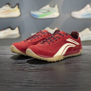 李宁正品心流男女同款时尚潮流透气耐磨系带运动休闲鞋AGCW002-5