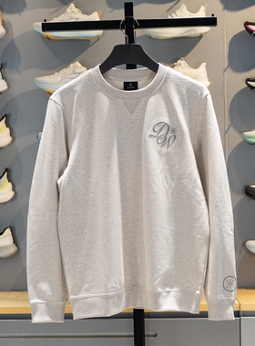 李宁正品韦德系列男子时尚潮流运动休闲圆领卫衣套头衫AWDW013-2