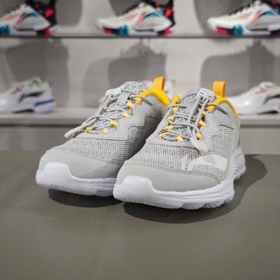 李宁正品春季男大童网面透气轻质回弹运动跑步鞋YKFR024-79