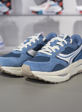 李宁正品征荣 M1000男女同款反光系带透气舒适休闲鞋AGCU073-6