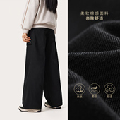 风直筒休闲长裤 李宁正品 百搭工装 系列女子时尚 AKXU634 运动时尚