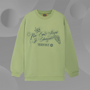 李宁正品新款反伍BADFIVE少不入川男女同款宽松套头卫衣AWDRH65