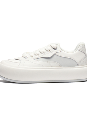 Lining/李宁正品泡芙PLATFORM女子潮流时尚耐磨休闲运动鞋AZGU012