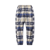 AKXR041 格子拼色BADFIVE篮球系列男收口休闲运动长裤 李宁正品 时尚