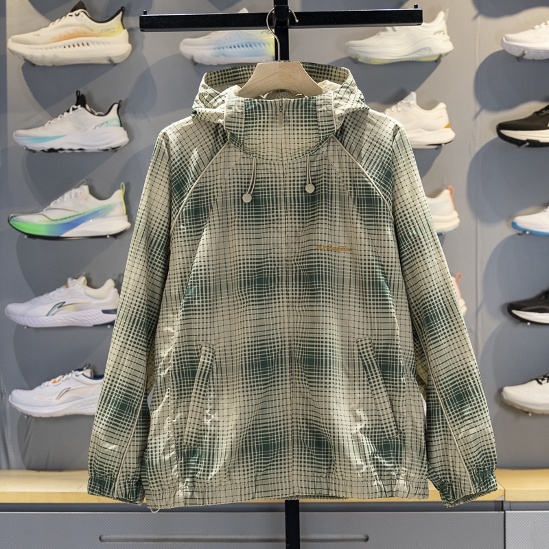 李宁正品2025新款男子吸湿排汗宽松潮流休闲连帽外套AFDVH87-1