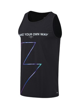 Lining/李宁正品新款韦德系列男子速干凉爽宽松运动背心AVST089