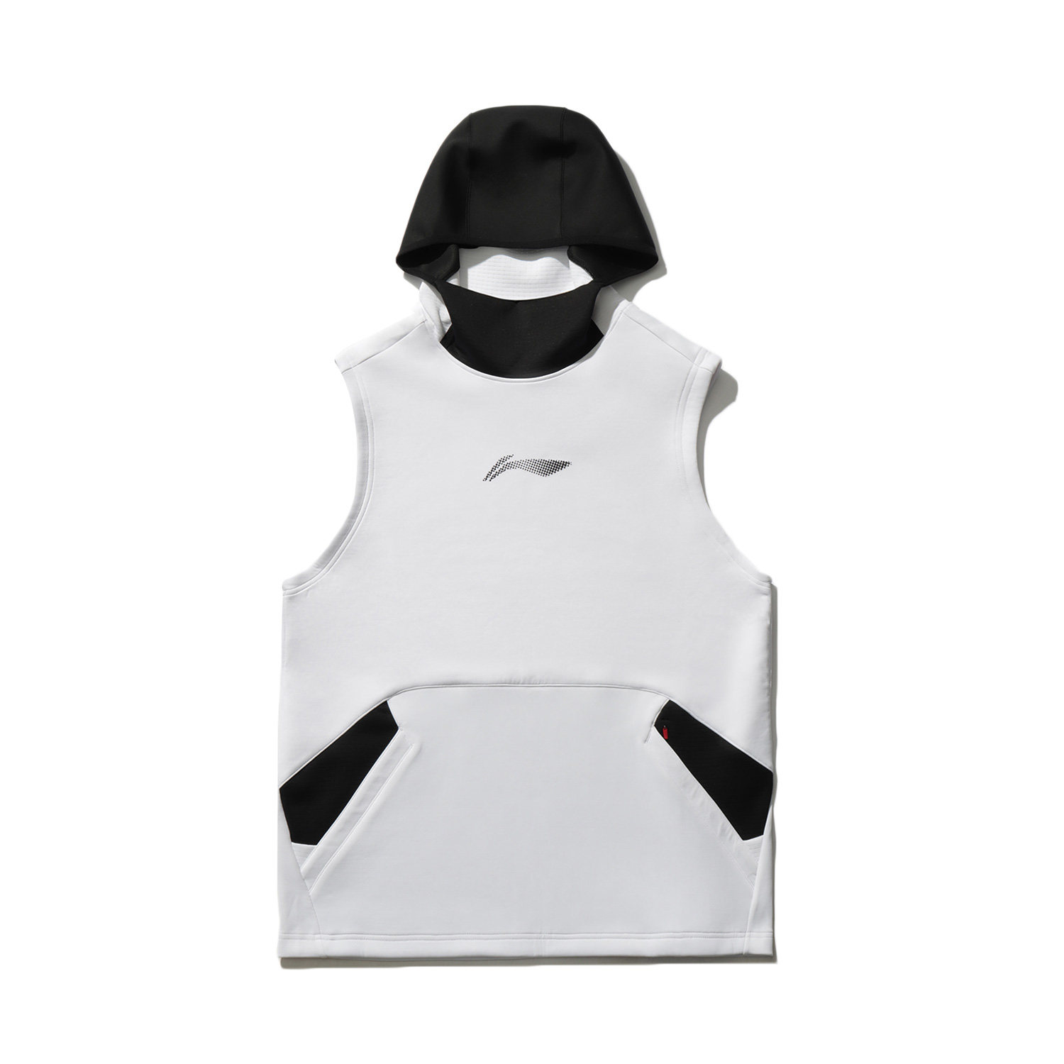 李宁无袖连帽卫衣男潮夏季篮球系列运动训练套头背心AWDR181